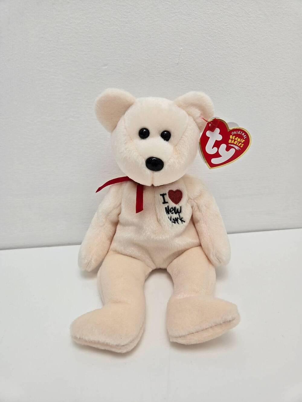 Ty Beanie Baby “New York” the I Love New York Bear - Gift Show Exclusive